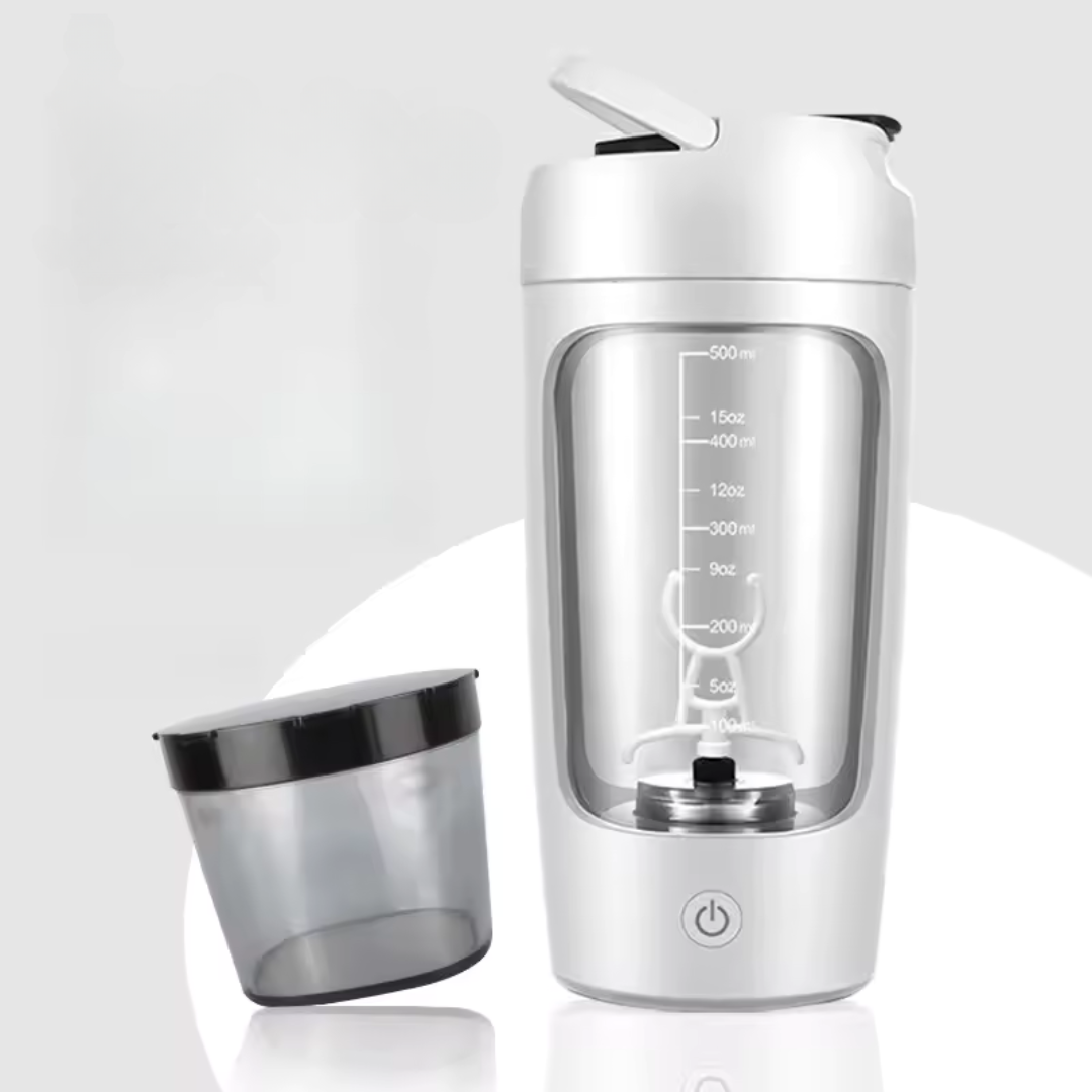 Portable Rechargeable Shaker Bottle for Protein Mixes