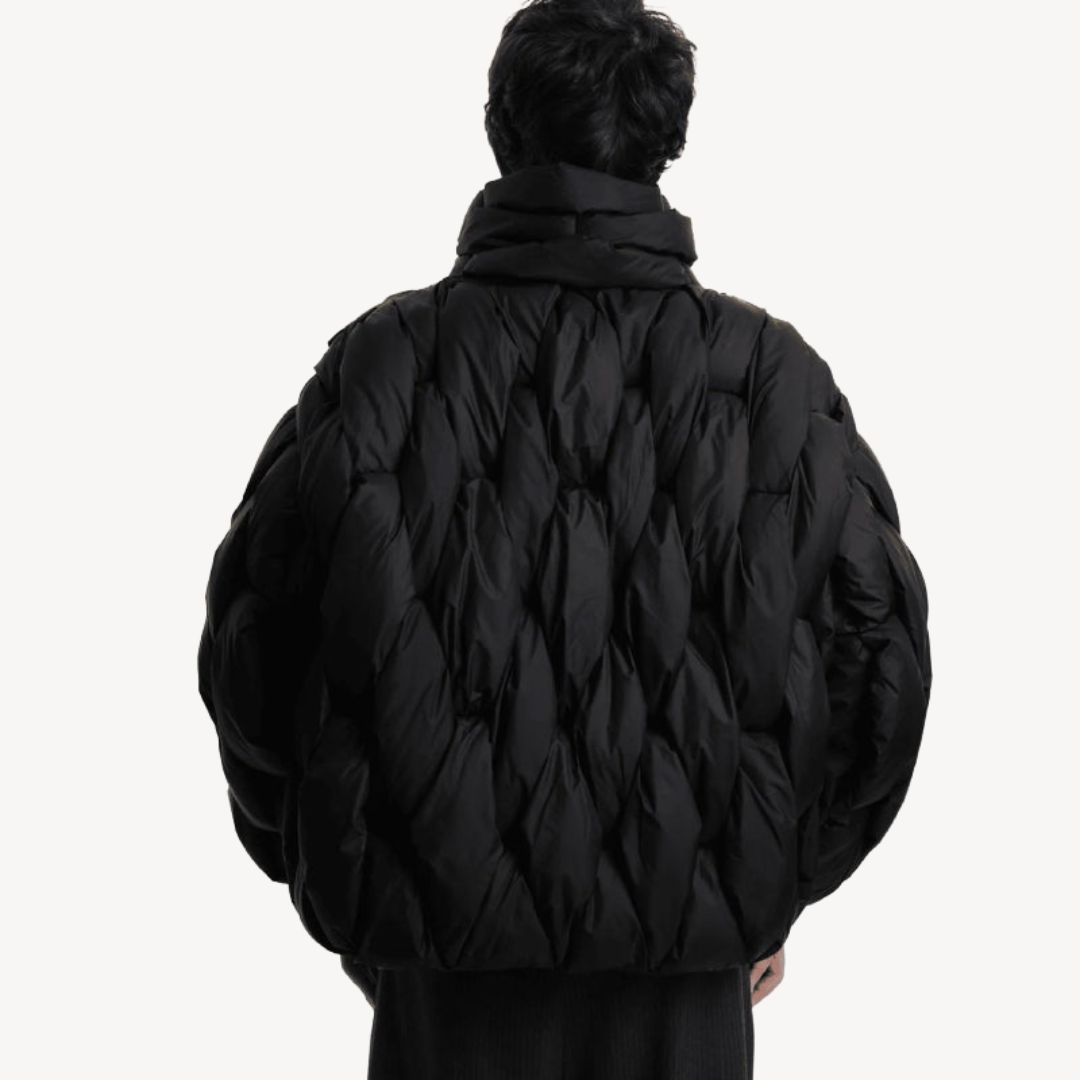 VogeLuxe | Men’s Oversized Cropped Puffer Jacket