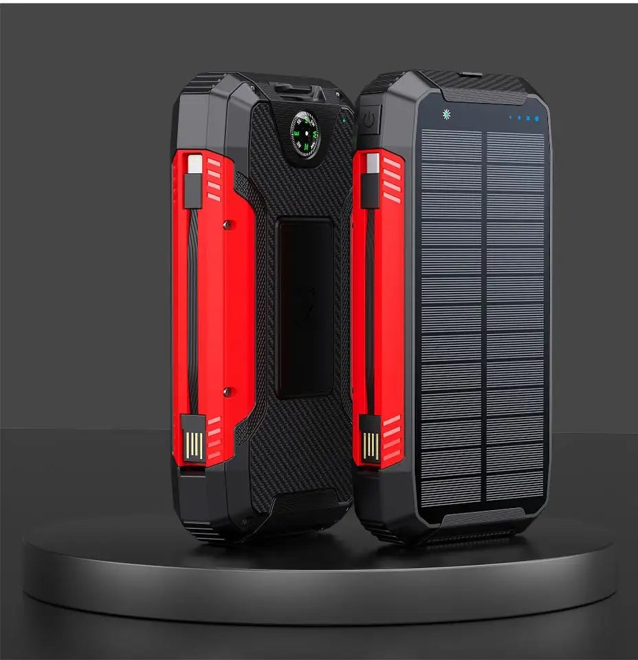 Waterproof Solar Portable Charger 30,000mAh Power Bank