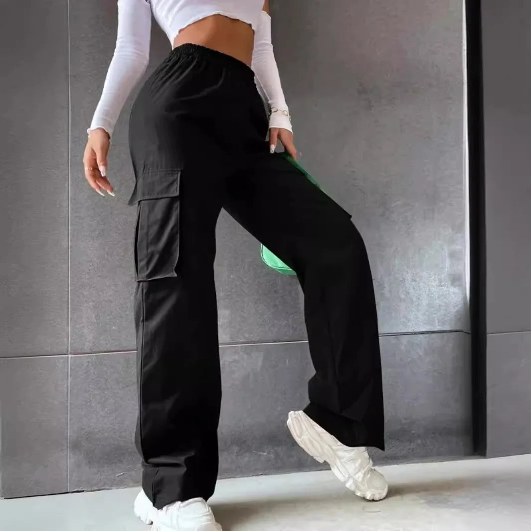 Ladies Comfortable Loose Fit Cargo Pants