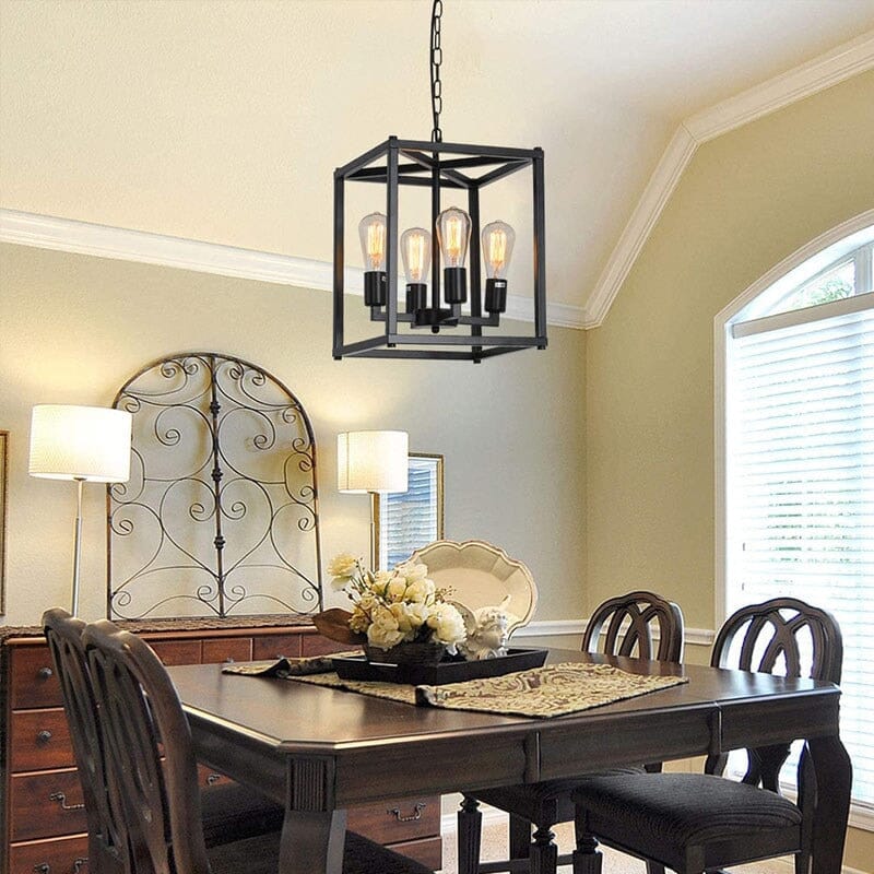 Rustic Farmhouse Dining Room Light Fixture