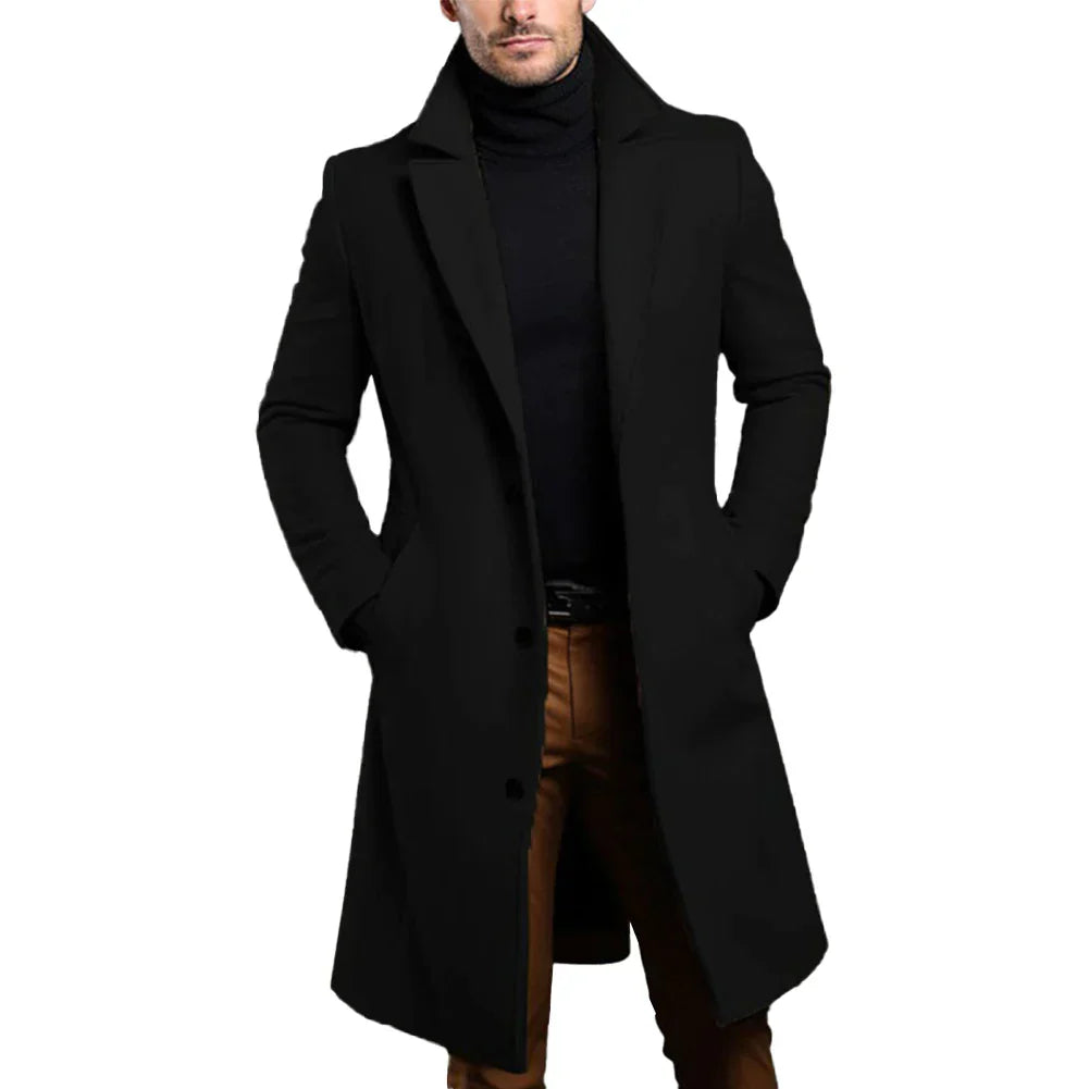 Slim Fit Men's Formal Winter Overcoat