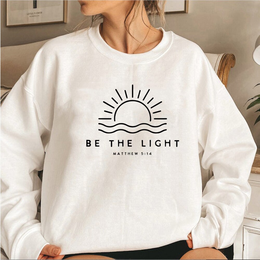 Cozy Graphic Crew Neck Sweater For Women