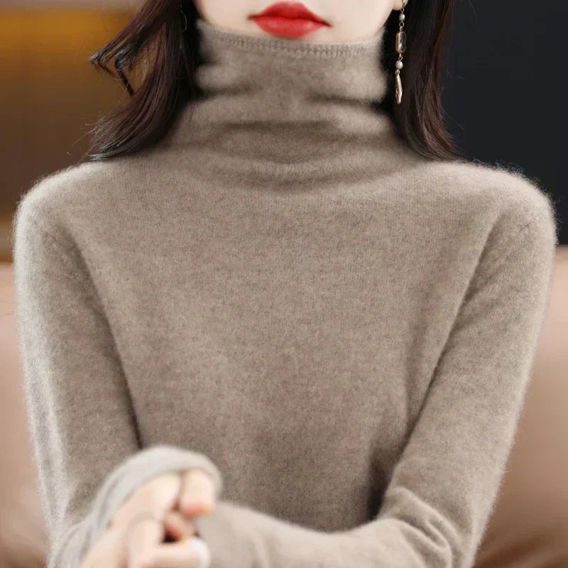 Soft Merino Wool Women's Pullover Sweater
