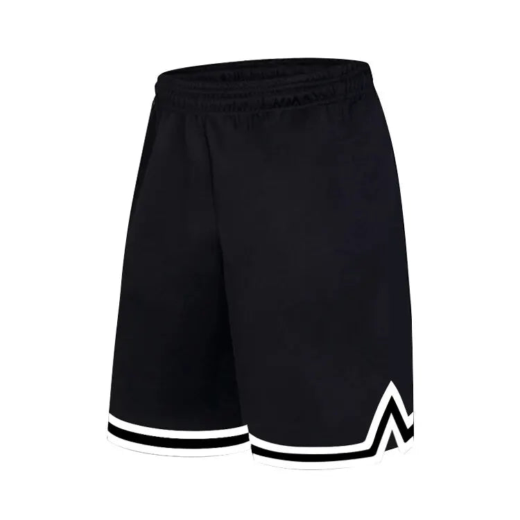 Men's Breathable Stripe Sports Gym Shorts