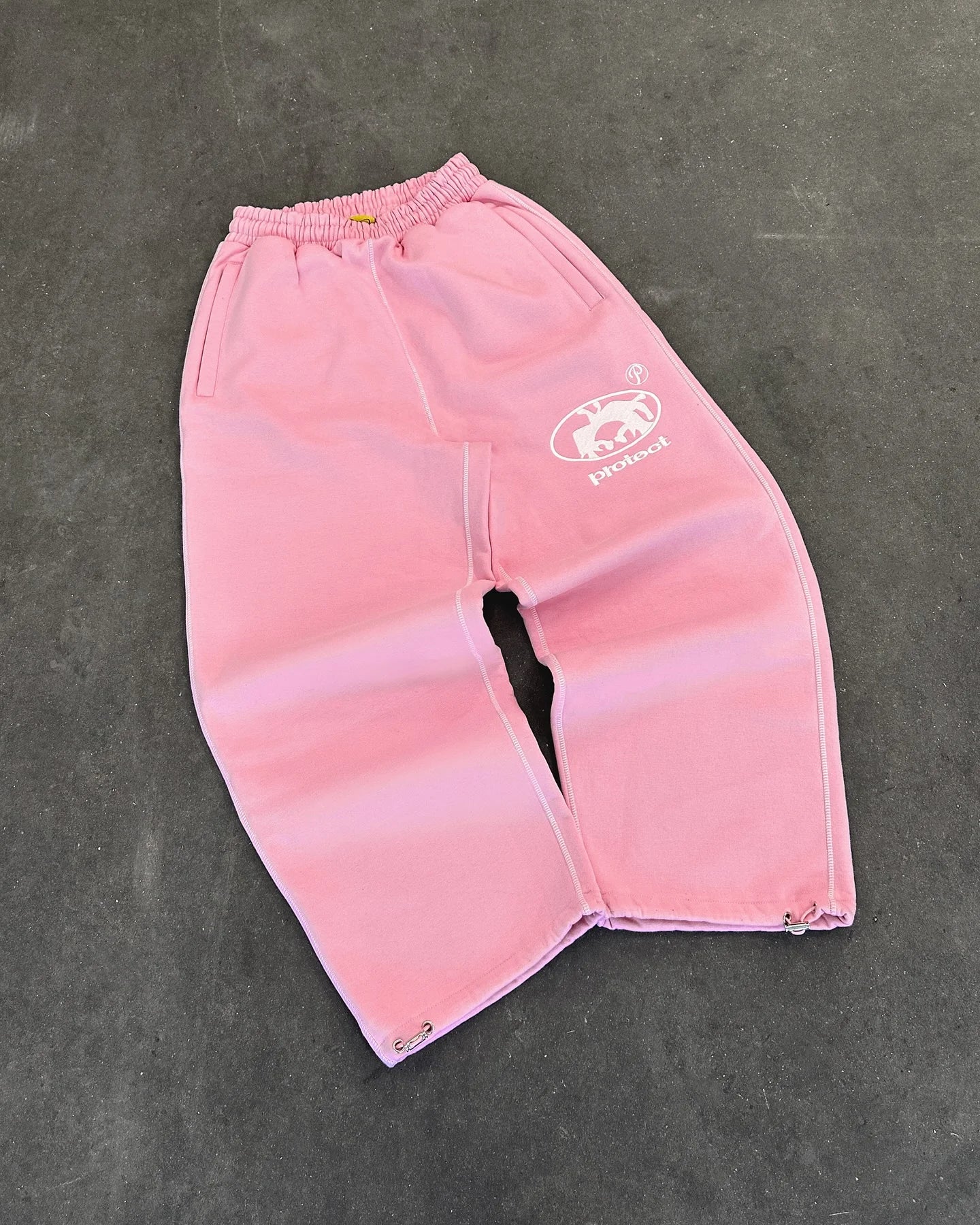 Casual Graphic Embroidered Jogger Pants
