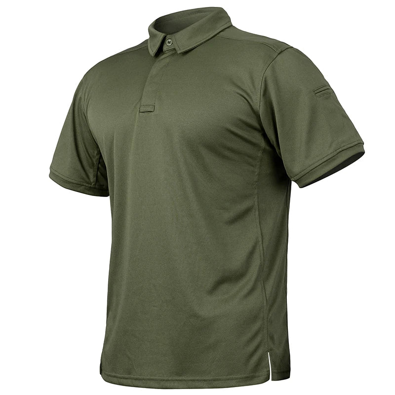 Men's Breathable Athletic Polo Shirt