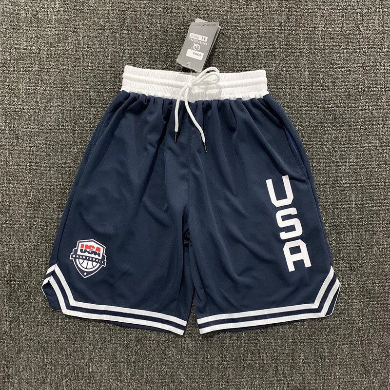 Men's Breathable Athletic Running Shorts with Pockets