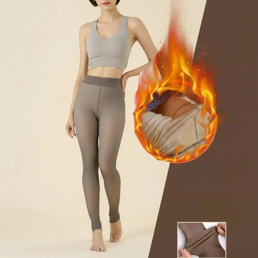 Cozy Fleece Lined Women's Warm Leggings