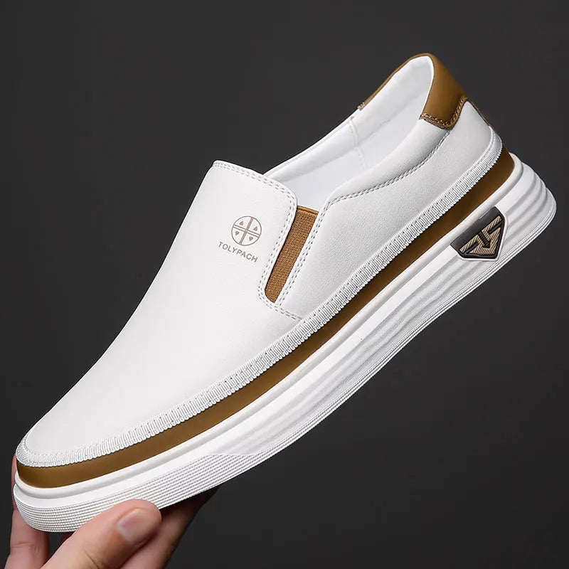 Classic Genuine Leather Mens Loafers Shoes
