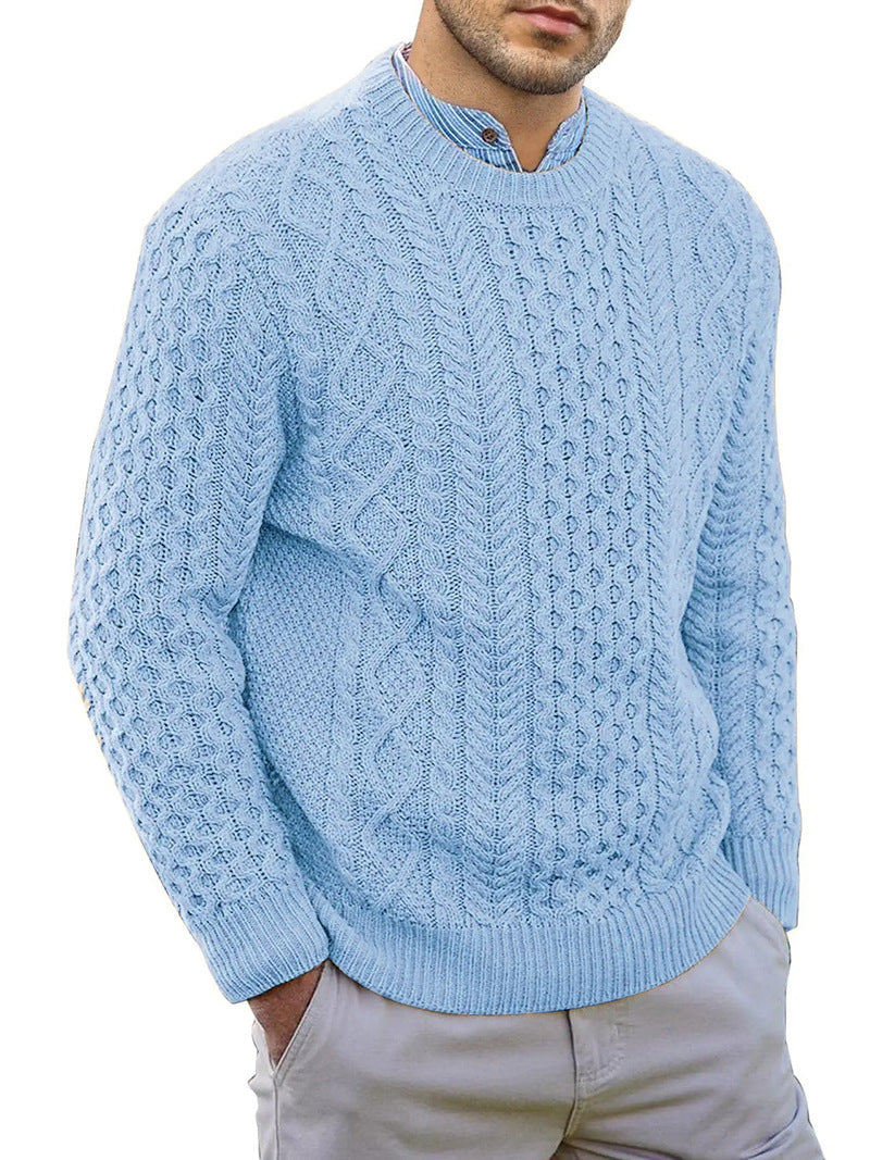 Classic Navy Blue Mens Sweatshirt - VogeLuxe