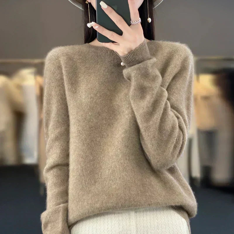 Premium Merino Wool Women's Sweater Soft and Cozy