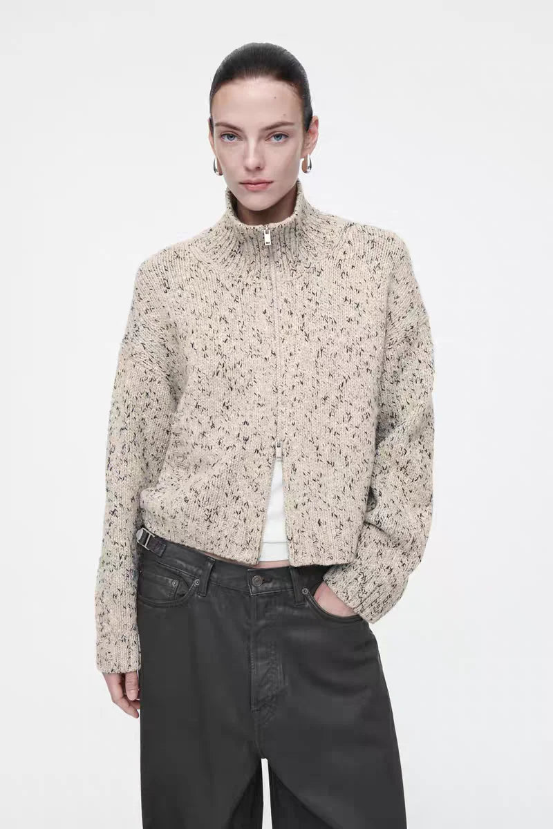 Soft Cable Knit Sweater Cardigan - VogeLuxe
