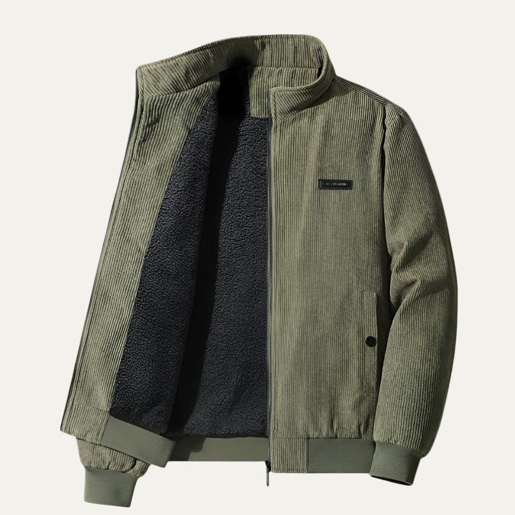 VogeLuxe | Men’s Textured Zip Up Sport Comfort Jacket
