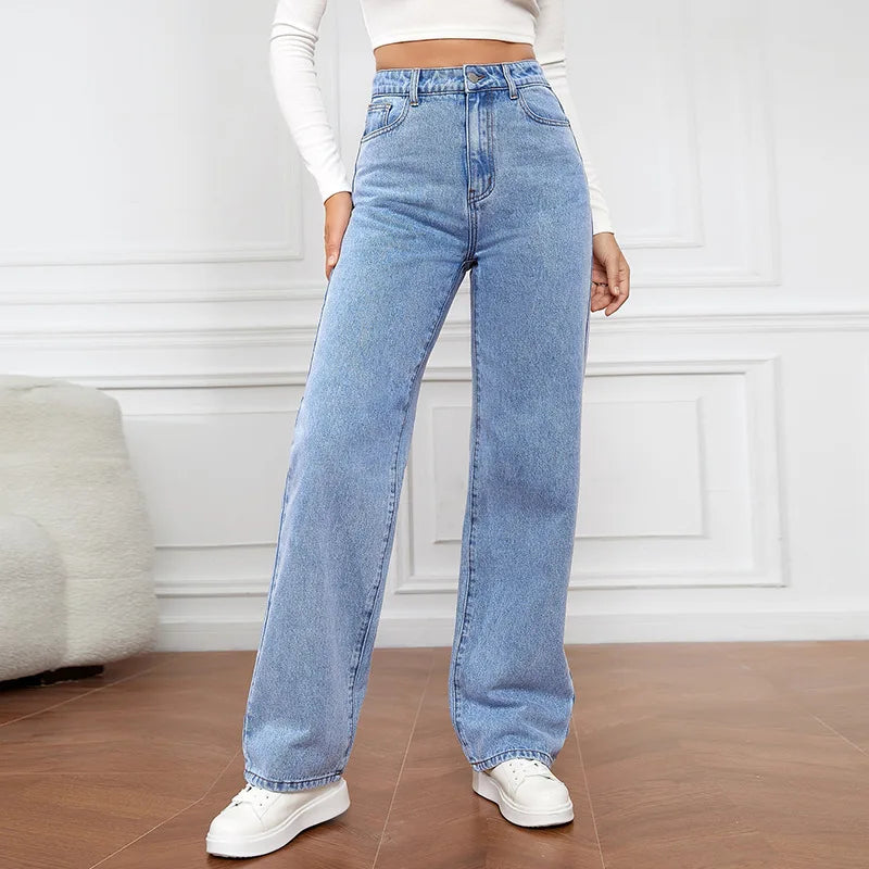 Classic Comfort Fit Straight Leg Women's Jeans