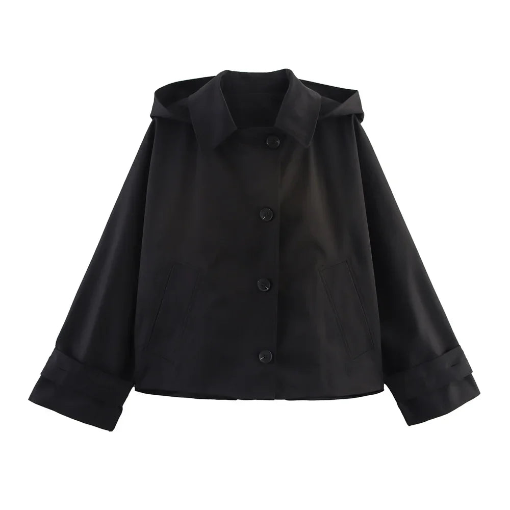 Waterproof Mens Classic Short Trench Coat