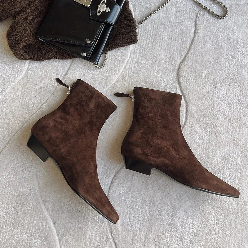 Cozy Fuzzy Ankle Boots