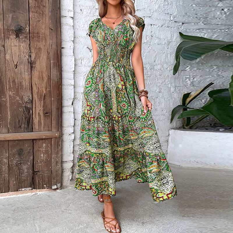Chic Boho Maxi Sundress for Women
