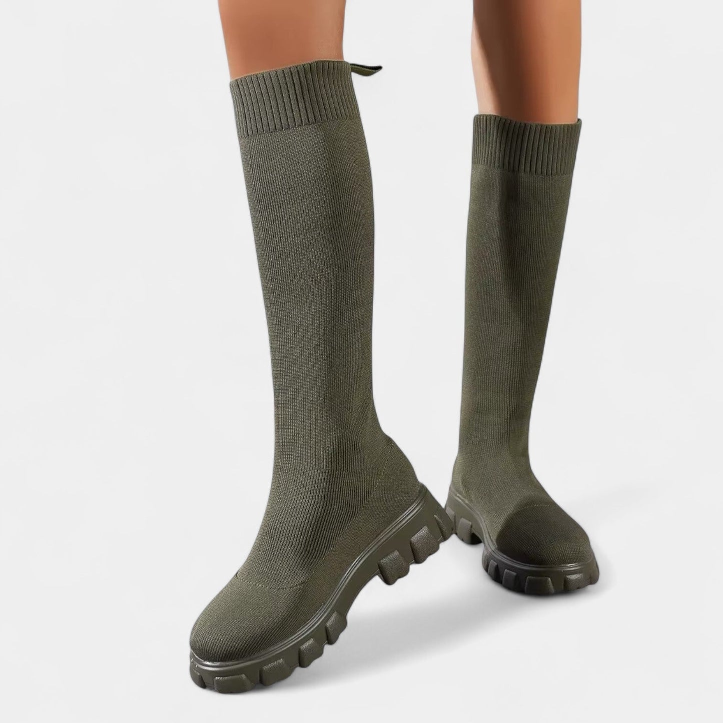 Tall Women's Boots - Thick Heel, Easy Slip-On Style