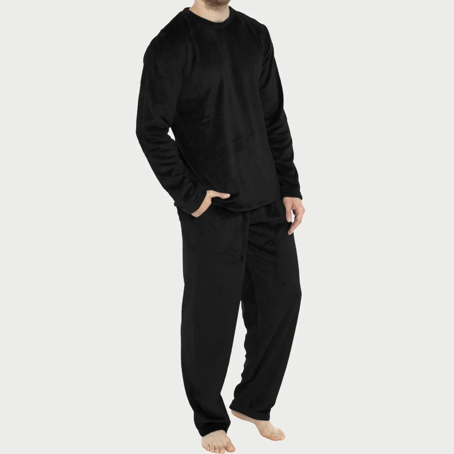 Cozy Plaid Mens Sleepwear Pajamas