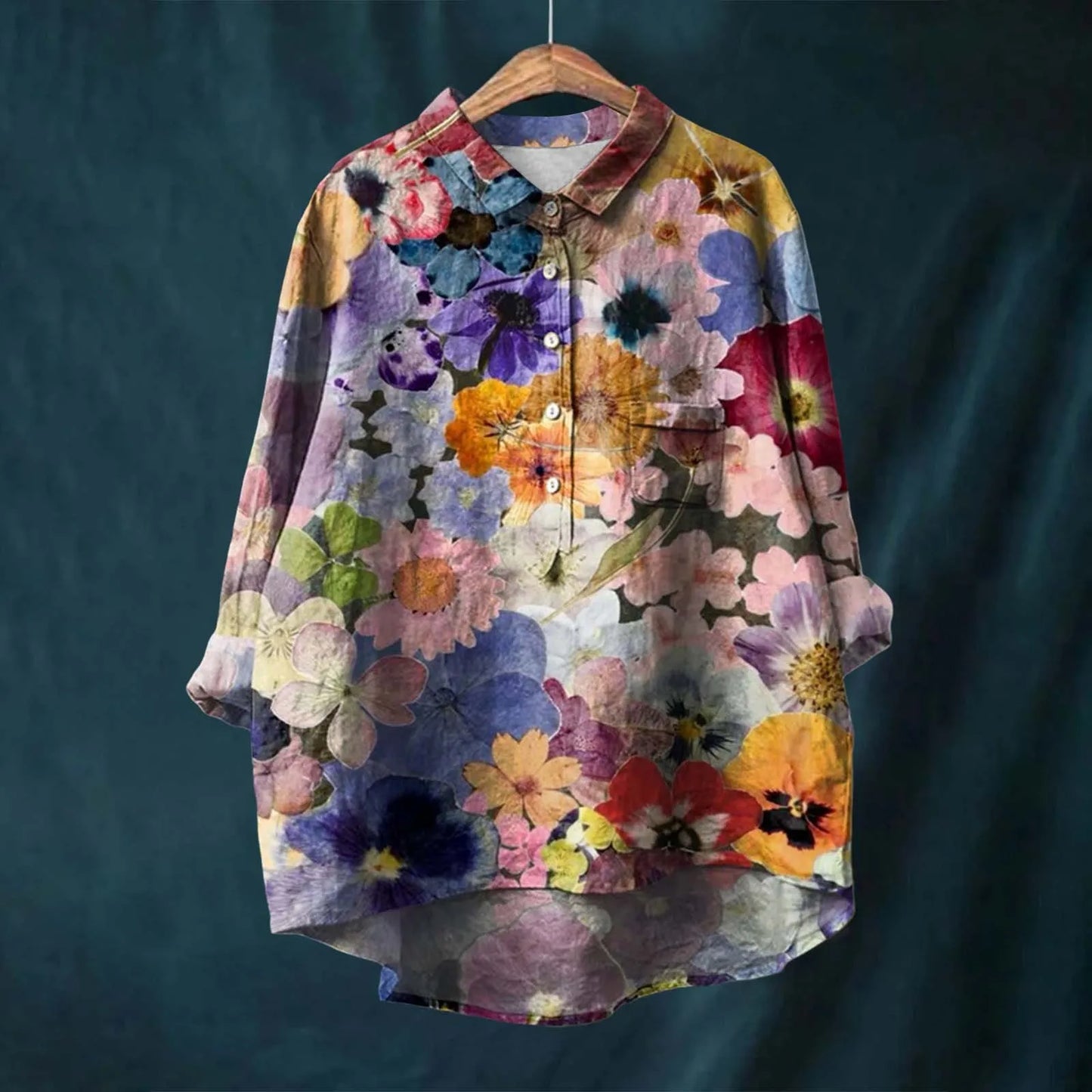 Relaxed Fit Women's Casual Shirt