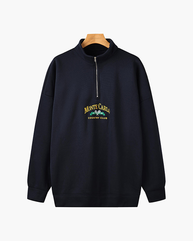 Classic Vintage Sports Pullover Sweatshirt - VogeLuxe