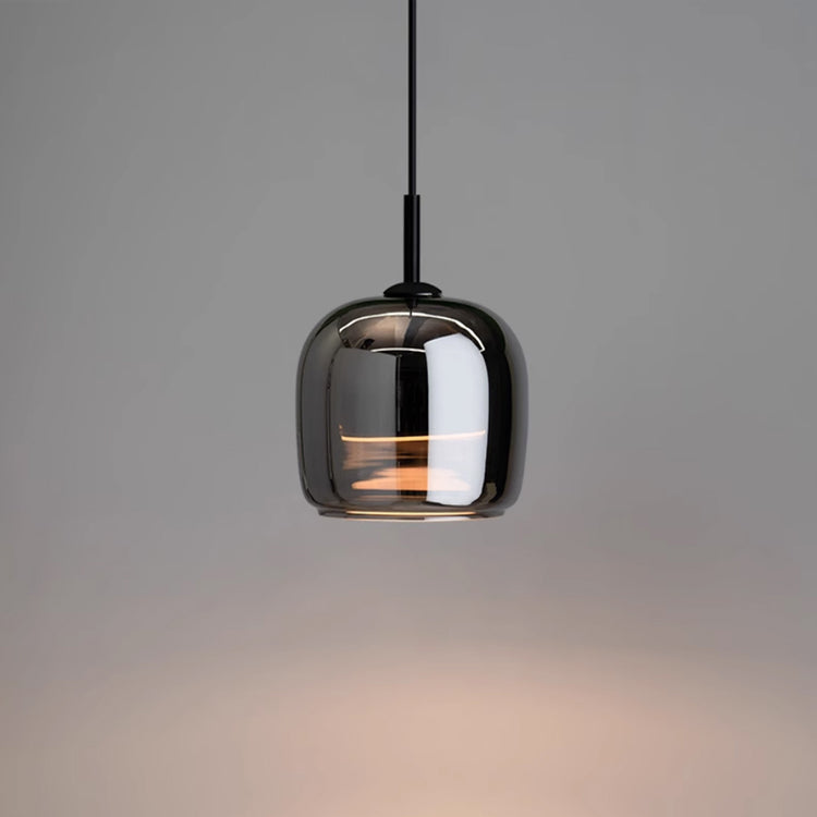Sleek Black Glass Pendant Lamp For Contemporary Homes - VogeLuxe