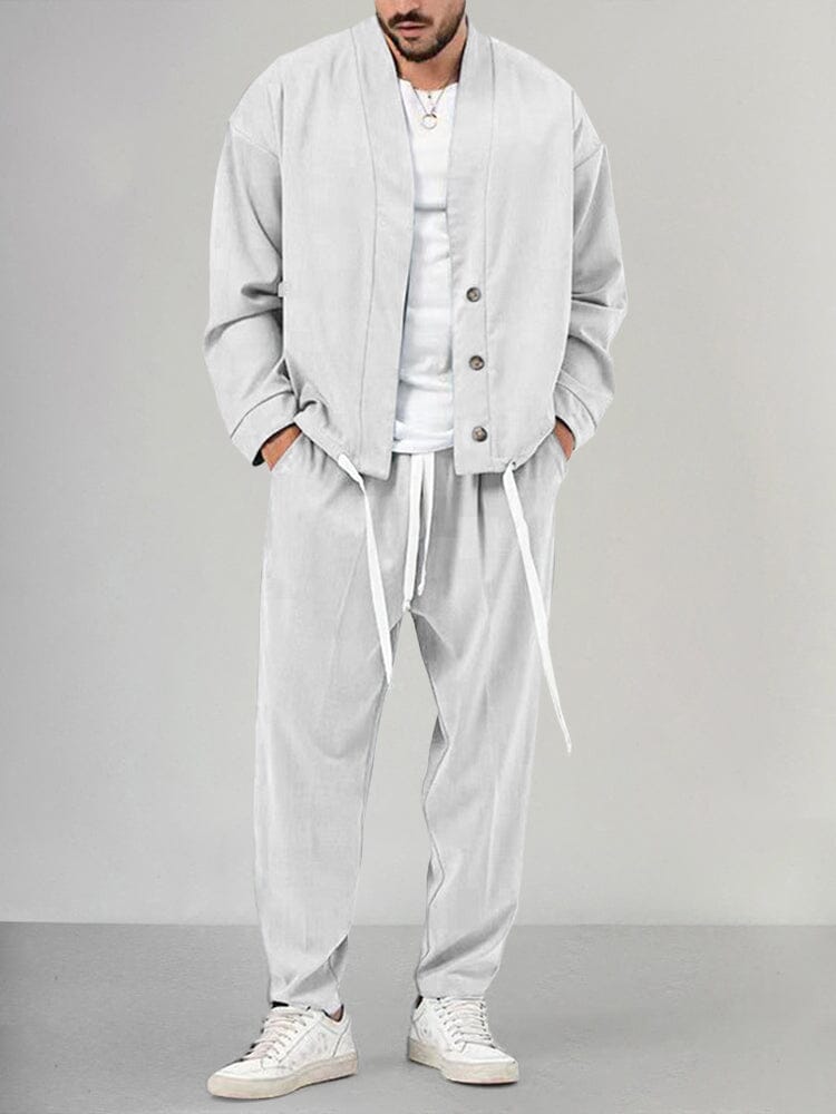 Comfortable Men's Casual 2-Piece Pant Set