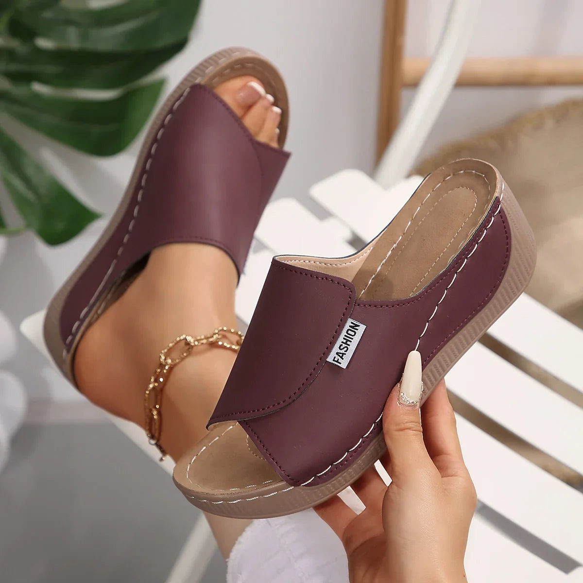 Comfortable High Heel House Slippers