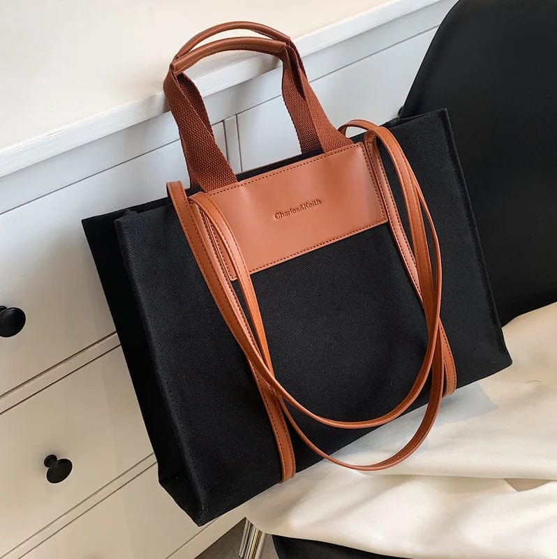 Practical Canvas Tote Bag - VogeLuxe