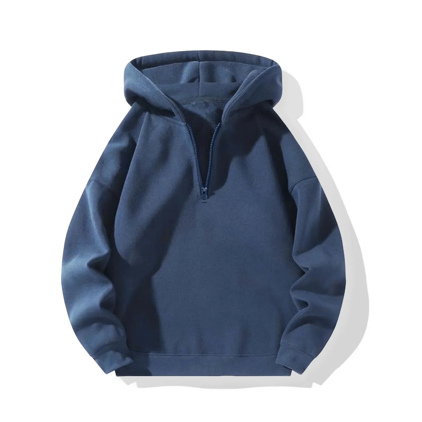Large Zip Up Mens Hooded Sweatshirt