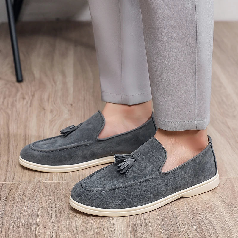 Premium Leather Men's Slip On Loafers
