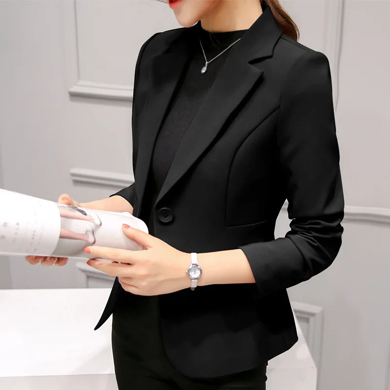 Classic Navy Business Jacket for Women