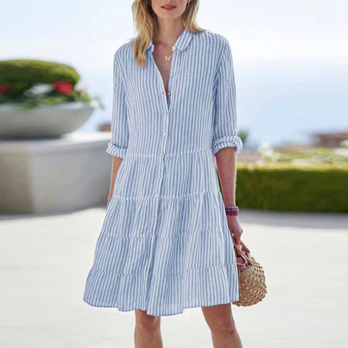 Lightweight Women's Short Sundress for Summer
