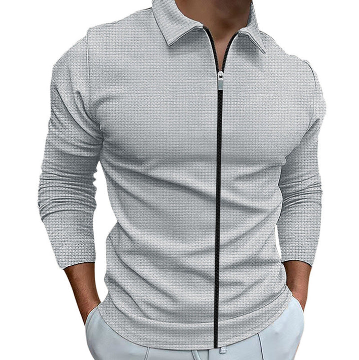 Stylish Zip-Up Casual Shirt for Men