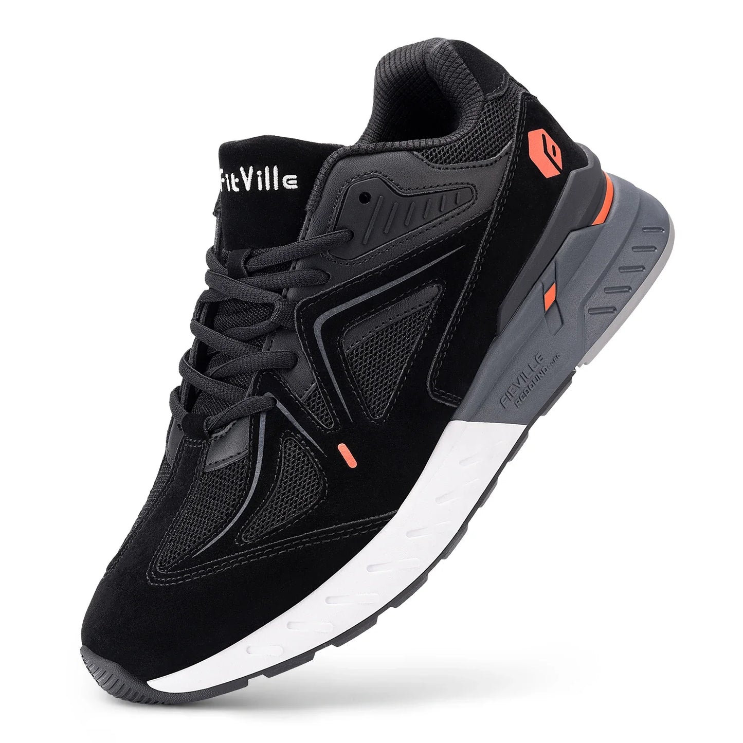 Comfortable Wide Fit Men's Walking Sneakers