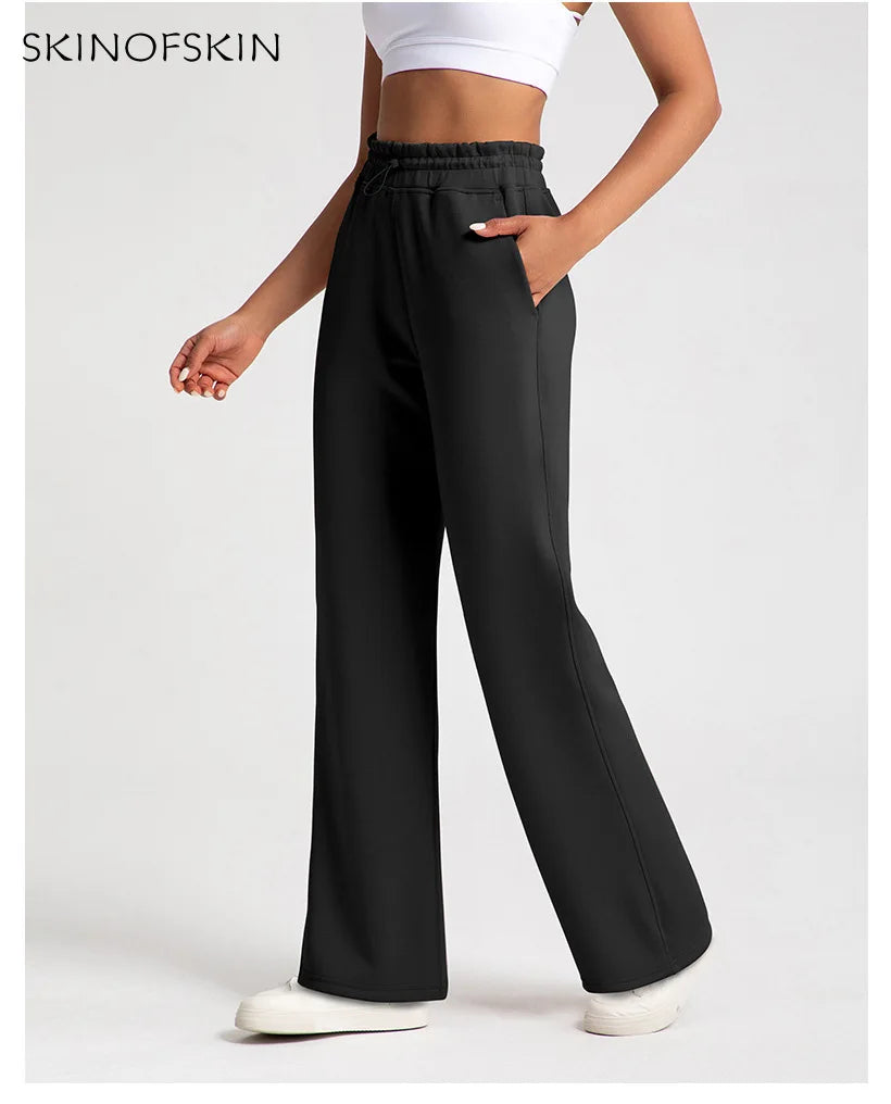 Comfortable High Waisted Loose Fit Women Sweatpants