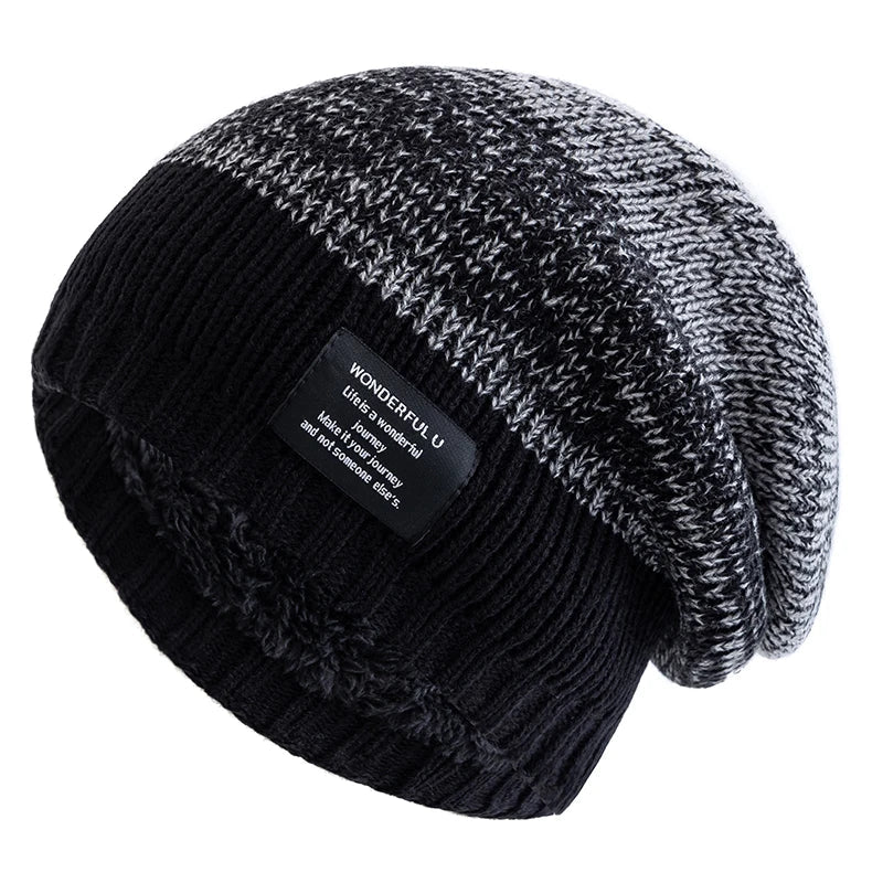 Soft Warm Fuzzy Winter Beanie for Women