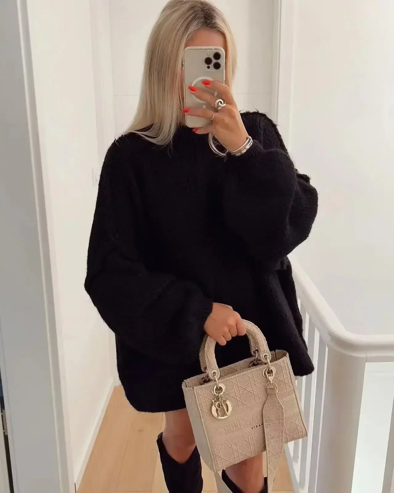 Comfy Women's Long Sweater Dress
