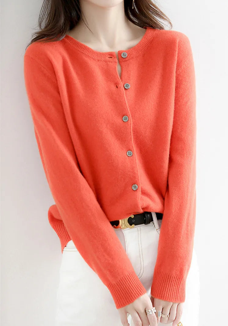 Luxurious Cashmere Open Front Cardigan for Women