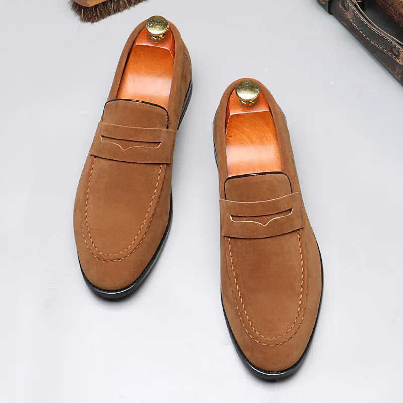 Luxury Leather Slip On Shoes