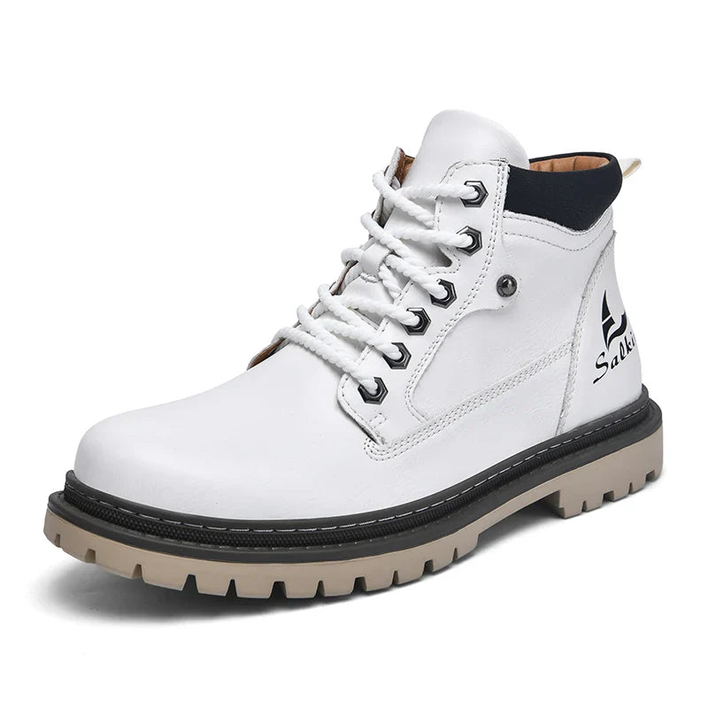 Genuine Leather Ankle Warm Boots UK
