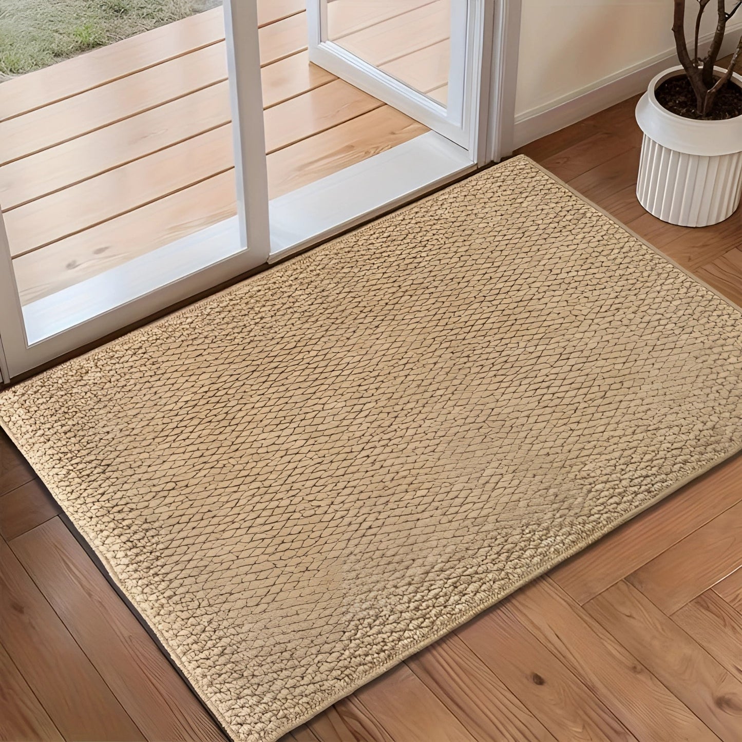 Natural Fiber Entrance Mat Extra Large Anti Slip Waterproof - VogeLuxe