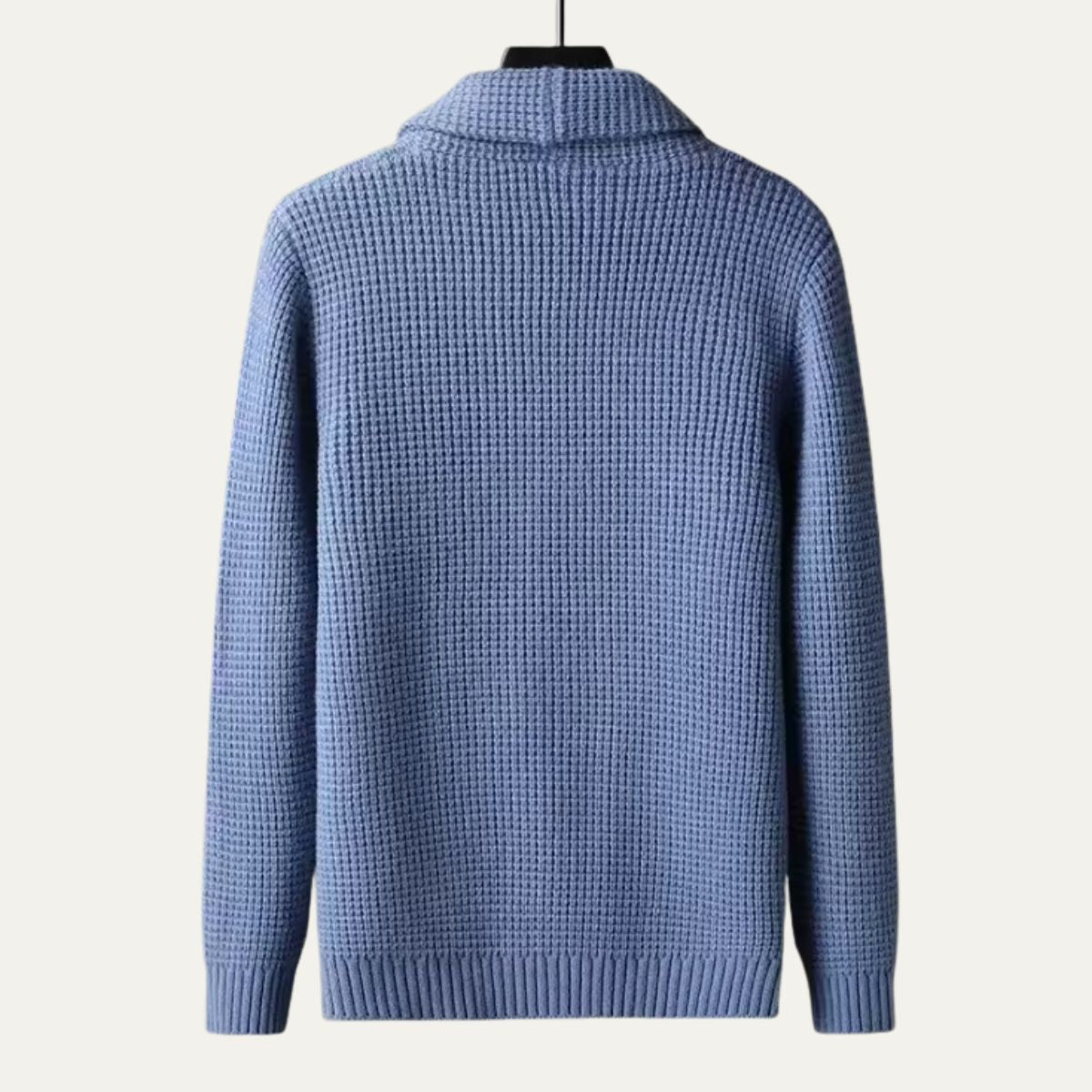 The Agrigento Men’s Button Up Knitted Shawl Collar Cardigan 4