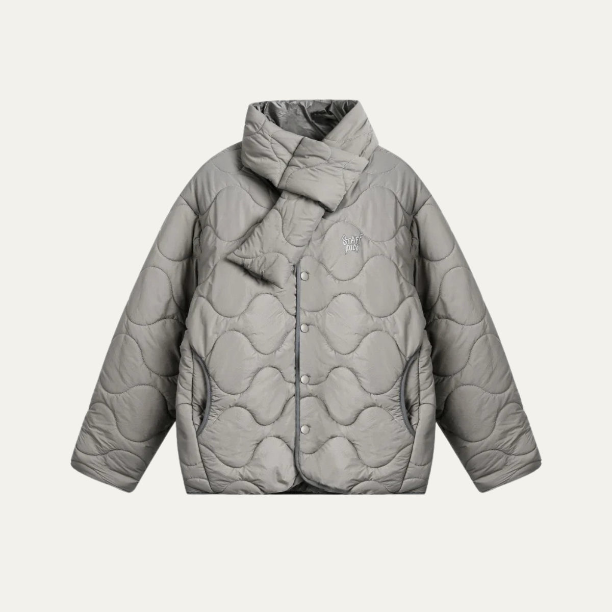 The Brunico Men's Embroidered Quilted Padded Jacket 7