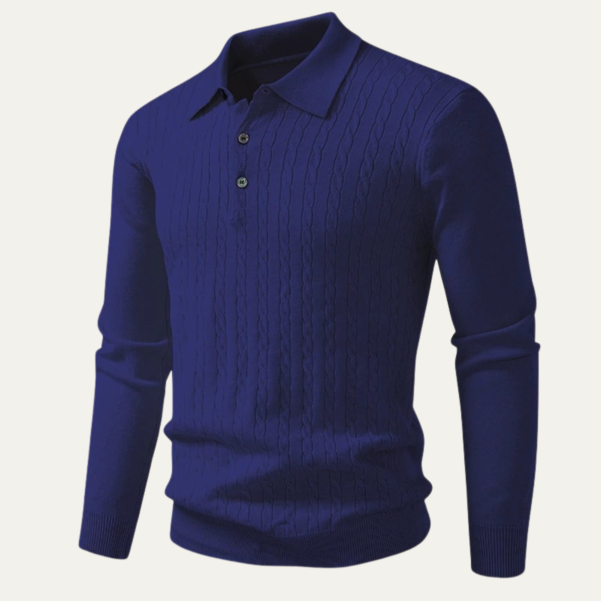 The Guildford Men’s Casual Buttoned Knit Polo Sweater 2