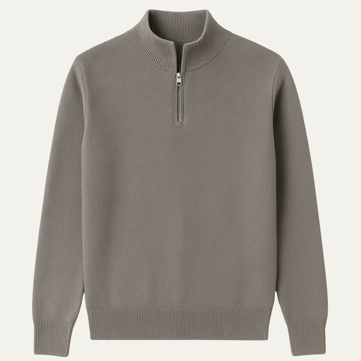 VogeLuxe | Men’s Minimalist Quarter-Zip Pullover