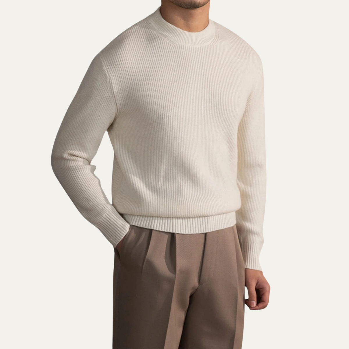 The Sunningdale Men's Wool Blend Crew Neck Jumper 5