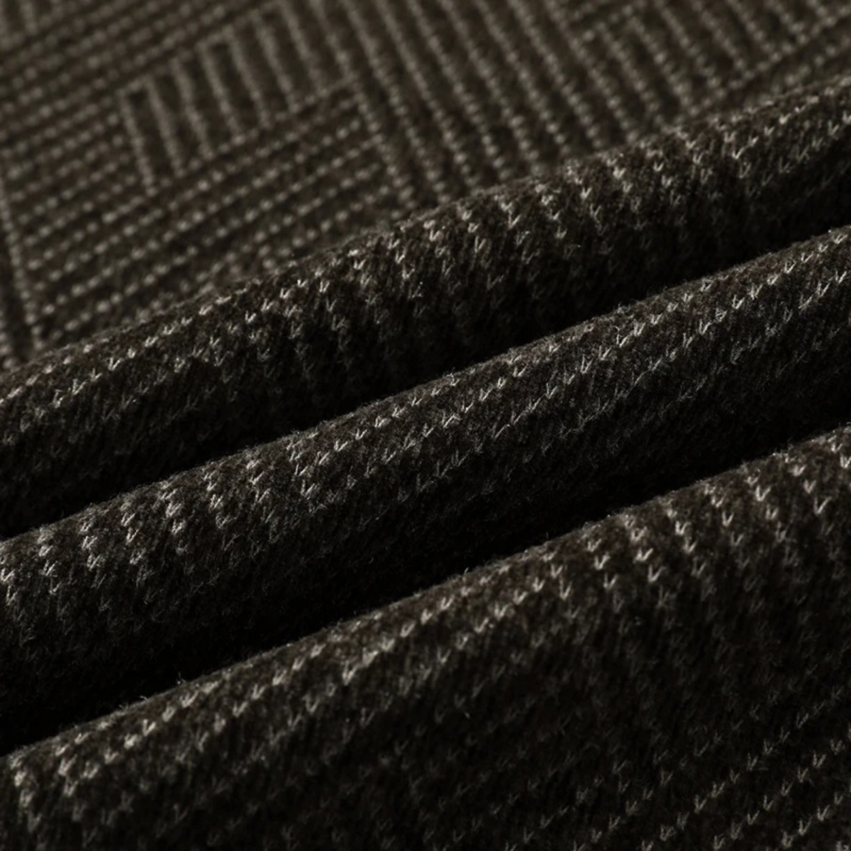 The Swansea Men's Winter Fleece Lined Velvet Jumper 5