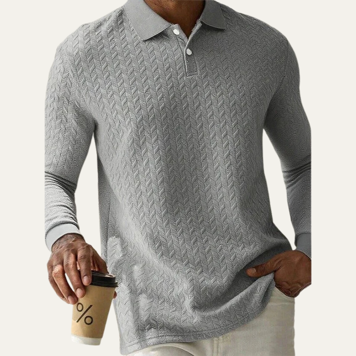 The Willowbrook Men’s Stylish Knit Polo Jumper 8